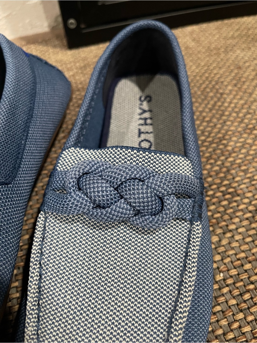 Rothy's The Braid Driver Loafers- Chambray - Picture 12 of 14
